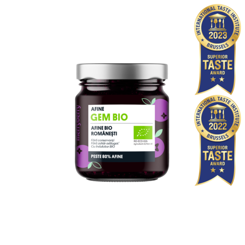 Gem BIO de Afine fără zahăr 230gr