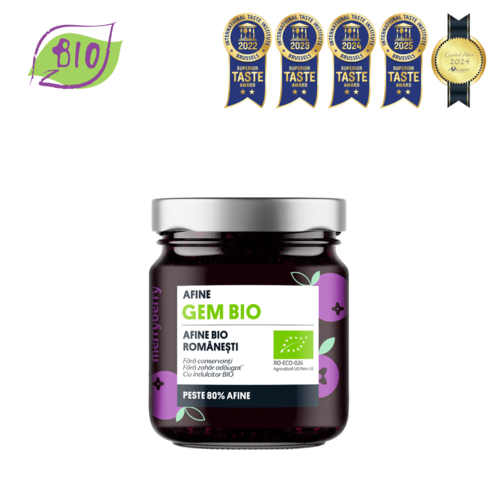 Gem BIO de Afine fără zahăr 230gr