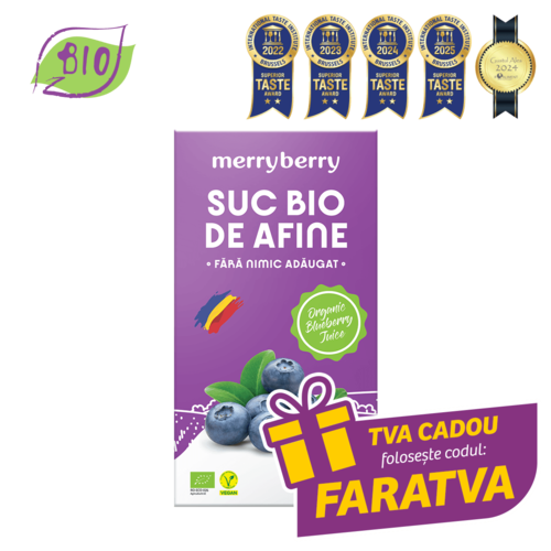 Suc BIO Natural din Afine fără zahăr 2L