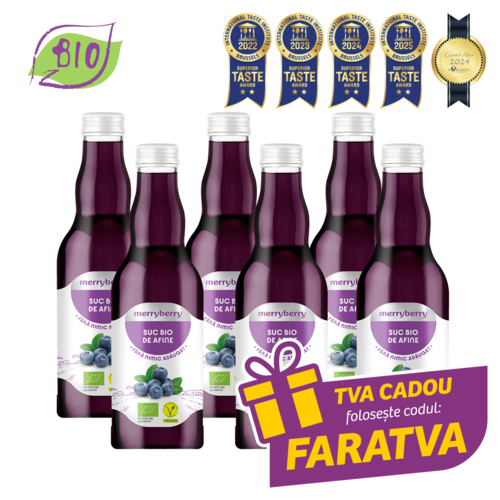 6 Sucuri BIO Afine 200ml