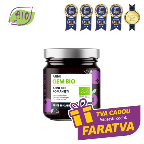 Gem BIO de Afine fără zahăr 230gr