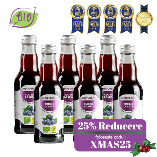 6 Sucuri BIO Afine 200ml