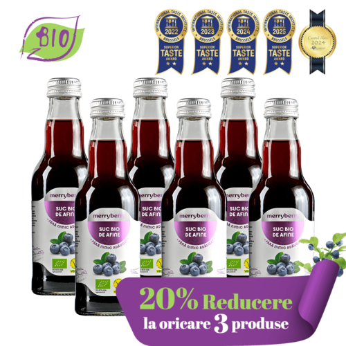 6 Sucuri BIO Afine 200ml
