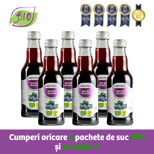 6 Sucuri BIO Afine 200ml