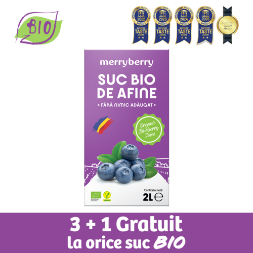 Suc BIO Natural din Afine fără zahăr 2L