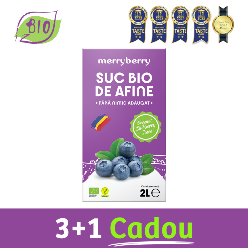 Suc BIO Natural din Afine fără zahăr 2L